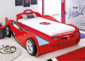 CARBED Кровать-машина Coupe с выдвижной кроватью Red 20.03.1306.00 в Лесосибирске - lesosibirsk.mebel54.com | фото