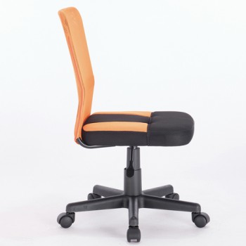 Кресло компактное BRABIX Smart MG-313 (черный, оранжевый) в Лесосибирске - lesosibirsk.mebel54.com | фото