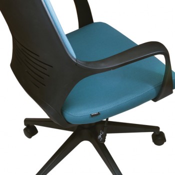 Кресло офисное BRABIX Prime EX-515 (голубая ткань) в Лесосибирске - lesosibirsk.mebel54.com | фото