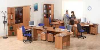 Мебель для персонала Альфа 61 Ольха в Лесосибирске - lesosibirsk.mebel54.com | фото