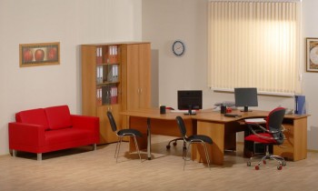 Мебель для персонала Рубин 42 Светлый миланский орех в Лесосибирске - lesosibirsk.mebel54.com | фото