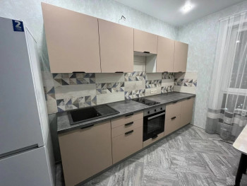 Модульная кухня Норд 2,5 м (Софт какао/Белый) в Лесосибирске - lesosibirsk.mebel54.com | фото